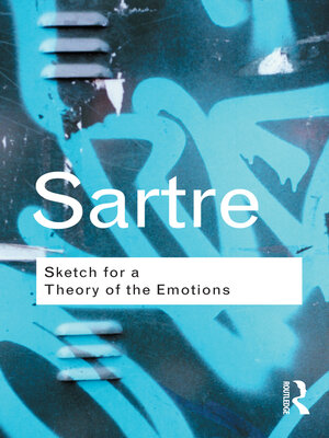 cover image of Sketch for a Theory of the Emotions